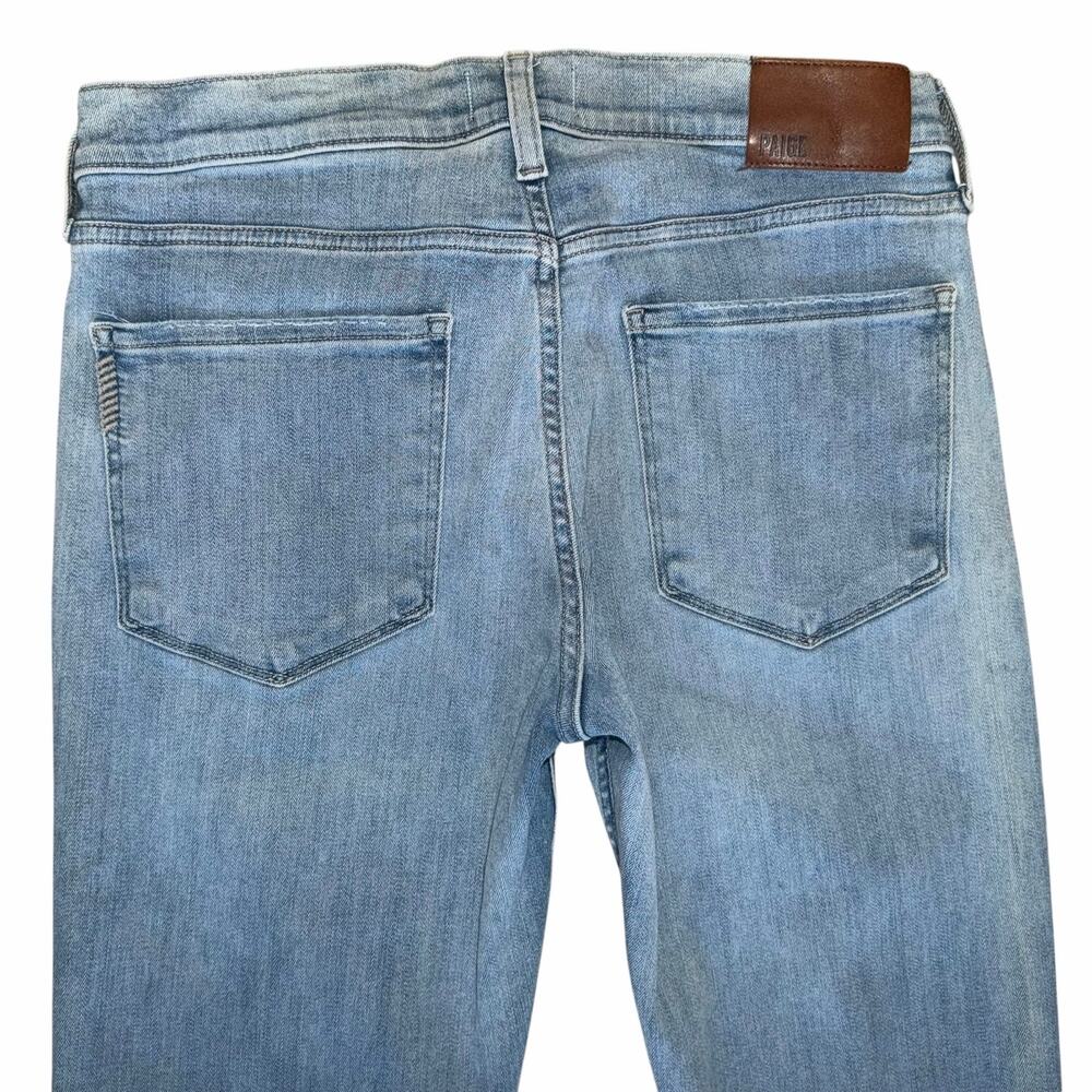 PAIGE Lennox Slim Fit Jeans Men’s 31x32 Mariano Wash Light Wash Stretch Denim - Picture 7 of 7